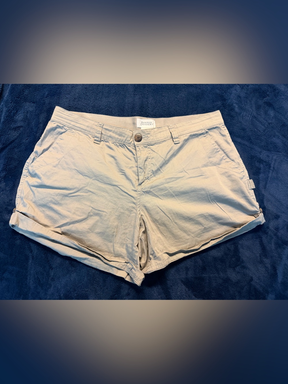 Boston Traders Beige Cotton Shorts